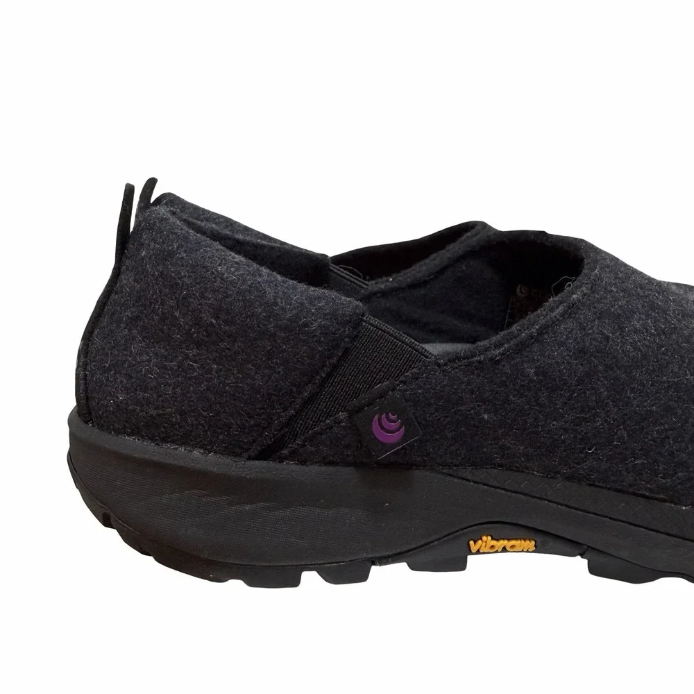 Topo Athletic Rekovr 2 Recovery Shoes Womens US 9 Charcoal Wool Vibram Slip On